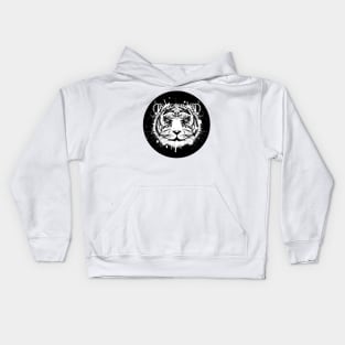 Head of a white tiger Kids Hoodie